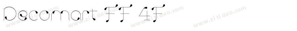 Decomart FF 4F字体转换